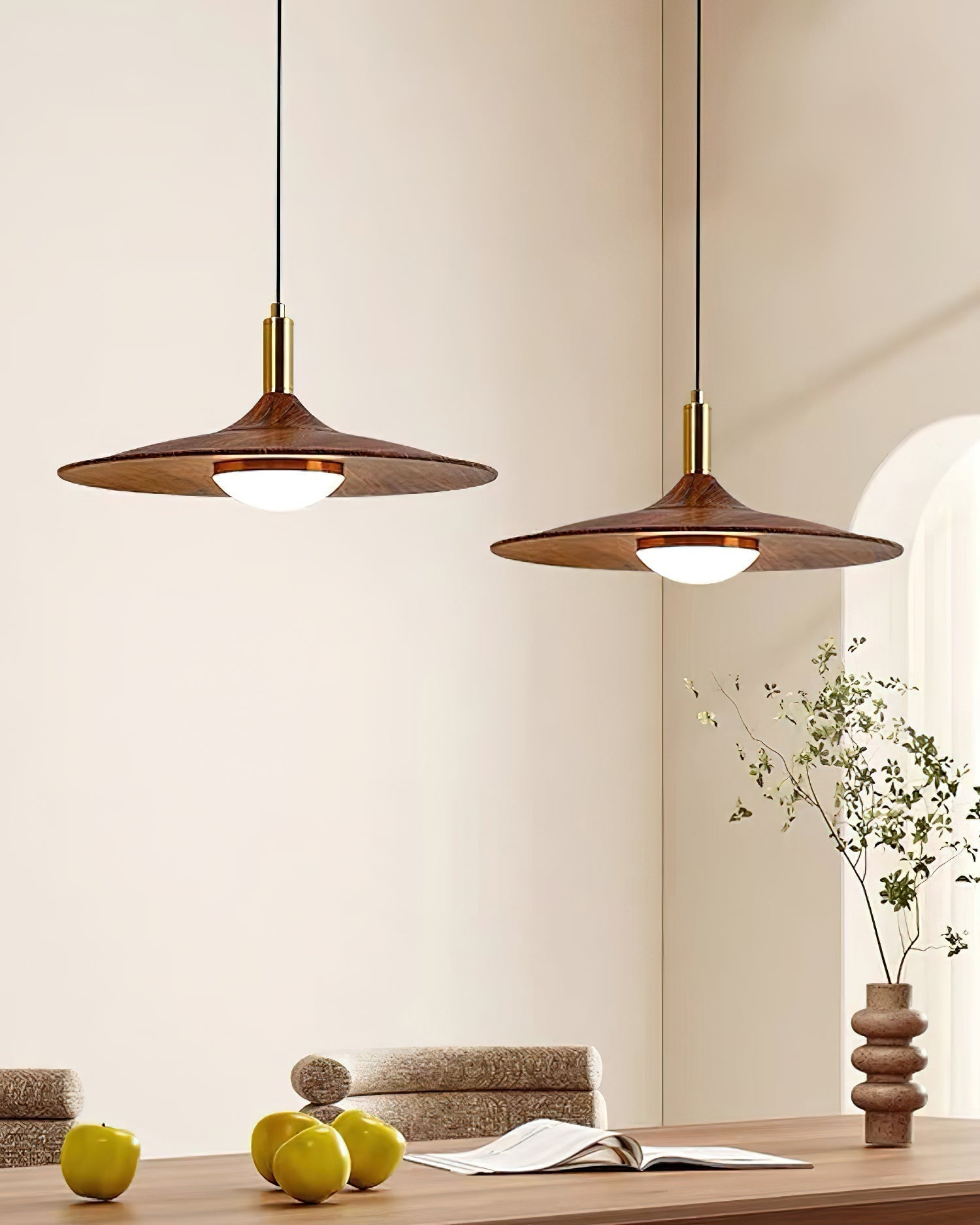 Pendant Light Hat Shape Midcentury - Letslighting
