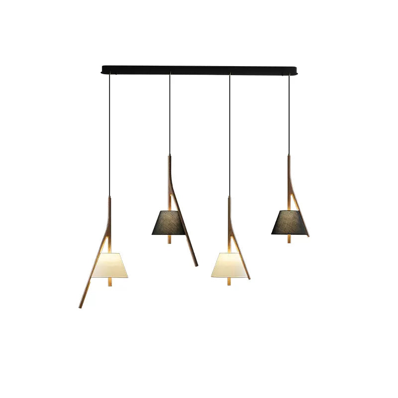 Zovenarae Triangular Wood Pendant Light - Blowlighting
