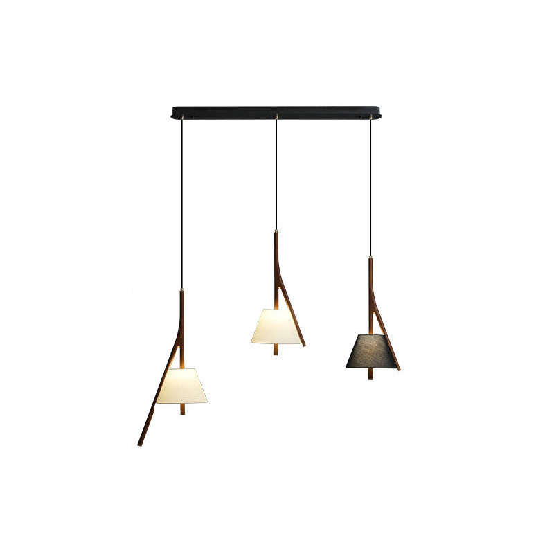 Zovenarae Triangular Wood Pendant Light - Blowlighting