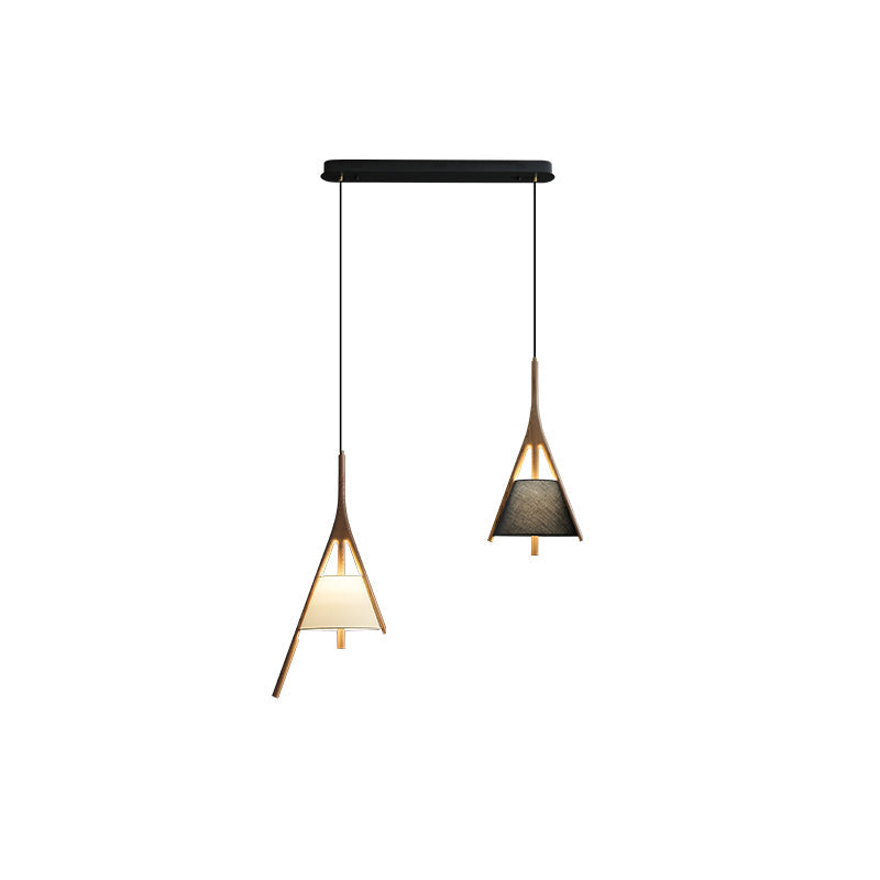 Zovenarae Triangular Wood Pendant Light - Blowlighting
