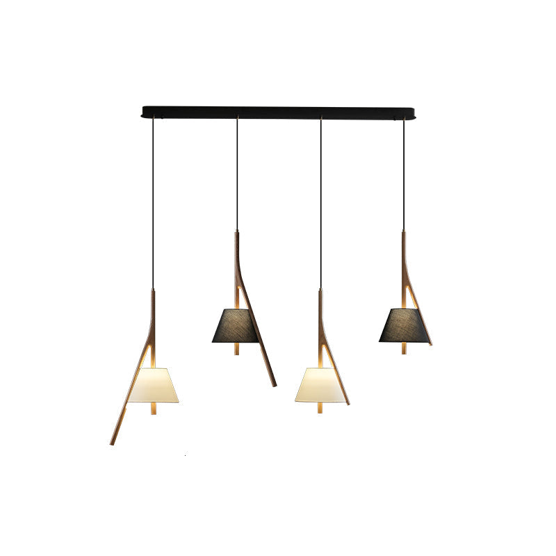 Zovenarae Triangular Wood Pendant Light - Blowlighting