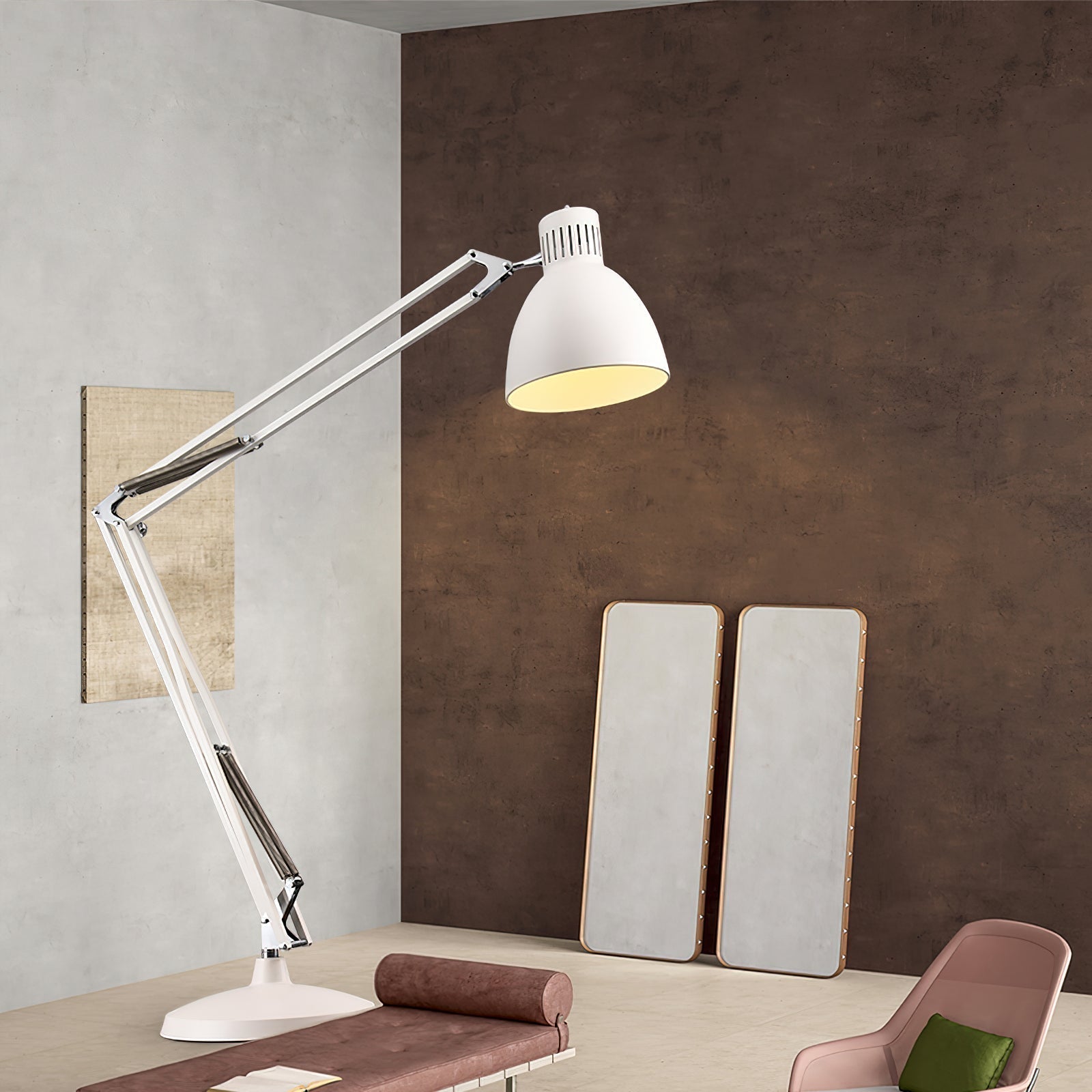 Naska Floor Lamp - Lamp Copper