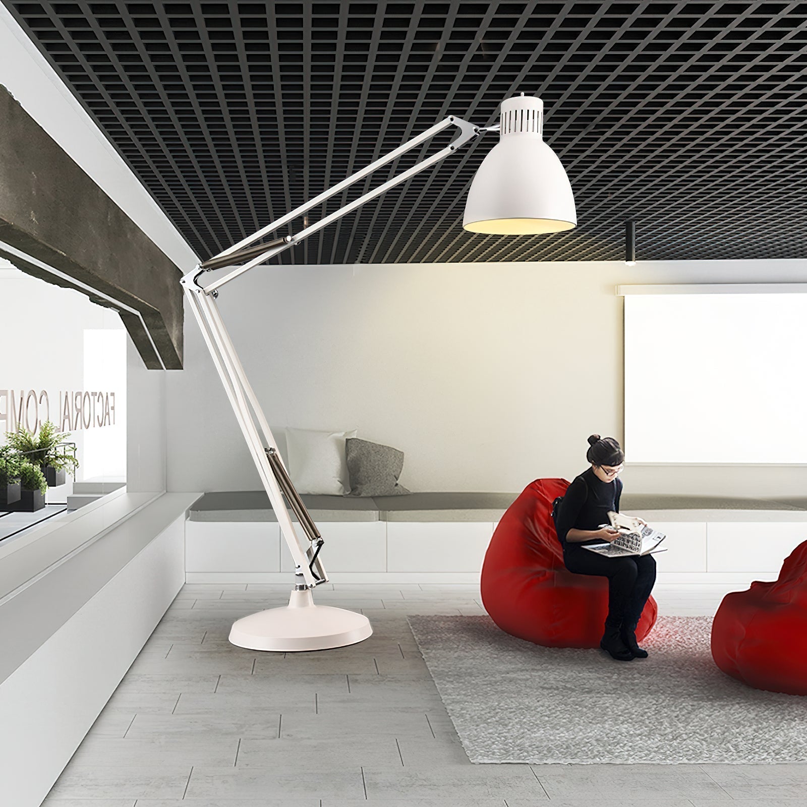 Naska Floor Lamp - Lamp Copper