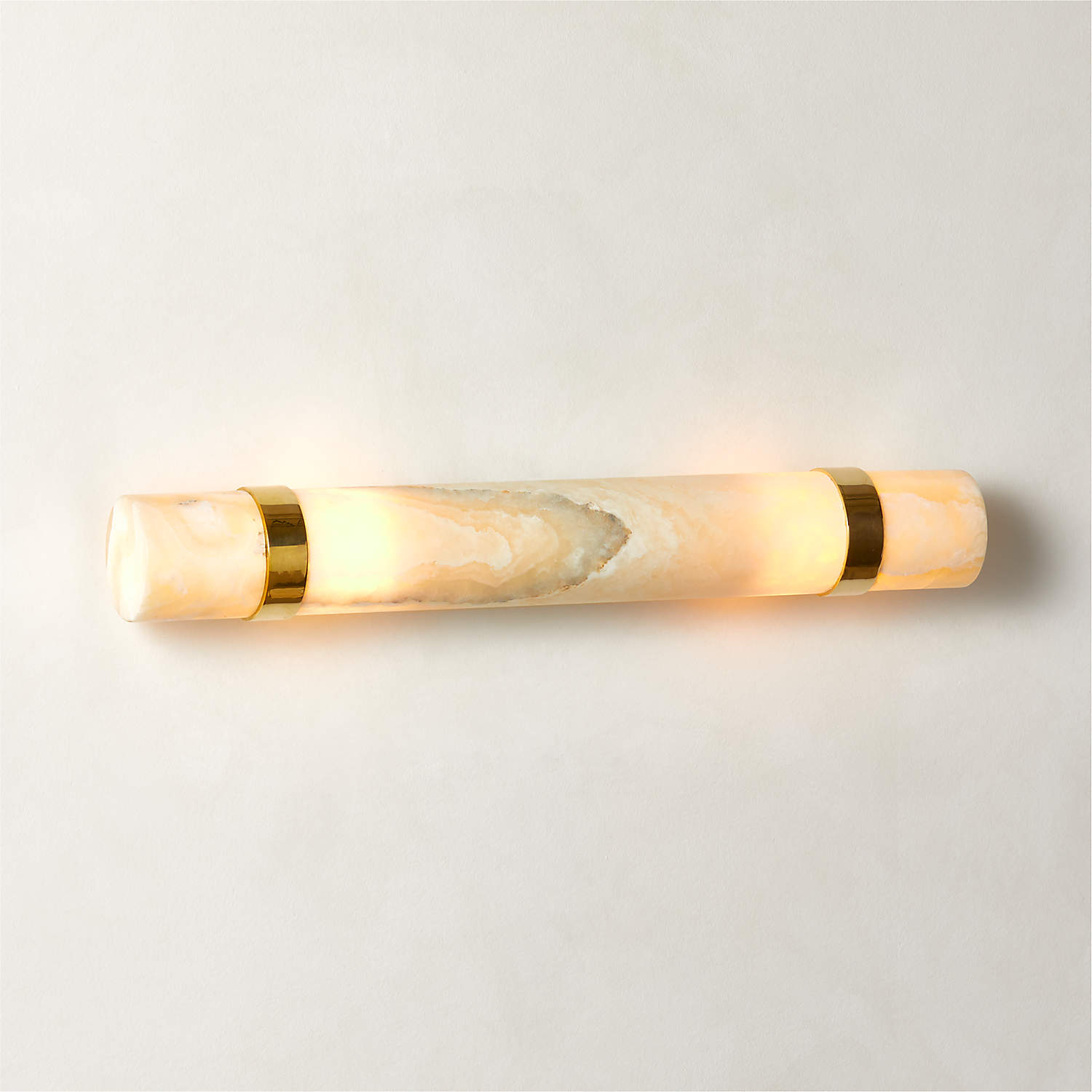 Zavaran Modern Minimalist Metal Onyx Wall Lamp - Lamp Copper