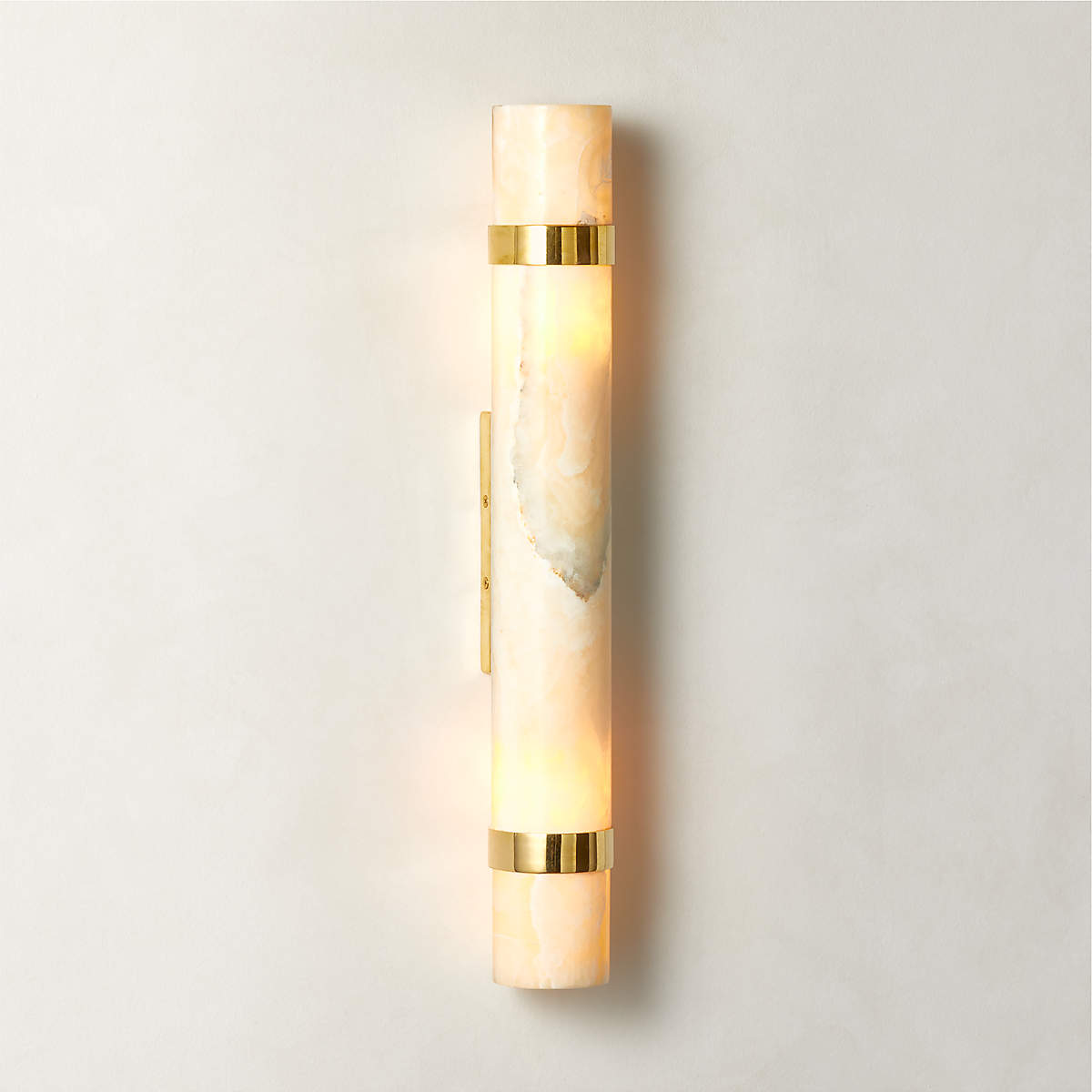 Zavaran Modern Minimalist Metal Onyx Wall Lamp - Lamp Copper
