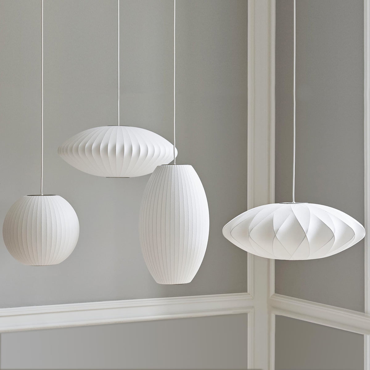 Bubble Mulberry Silk Pendant Lamp - Blowlighting
