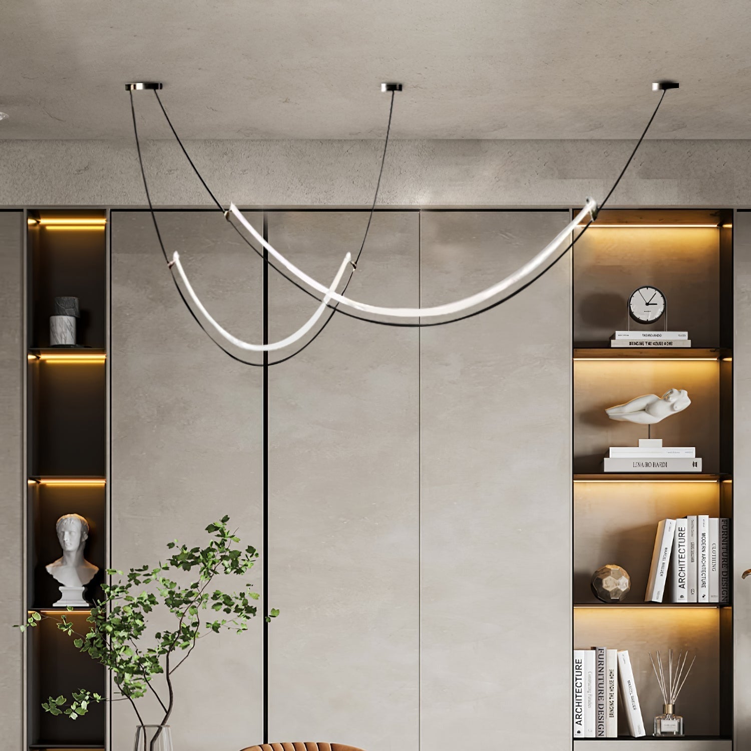 Arisha Lampada a Sospensione LED Curva