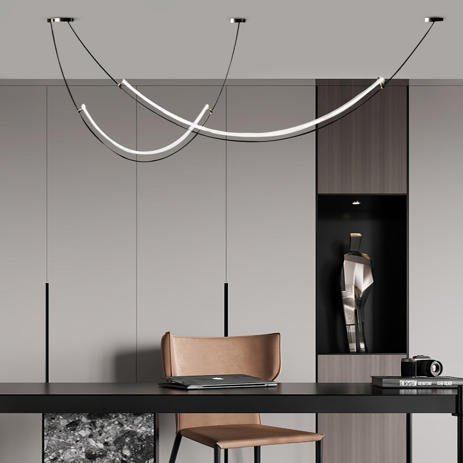 Arisha Lampada a Sospensione LED Curva