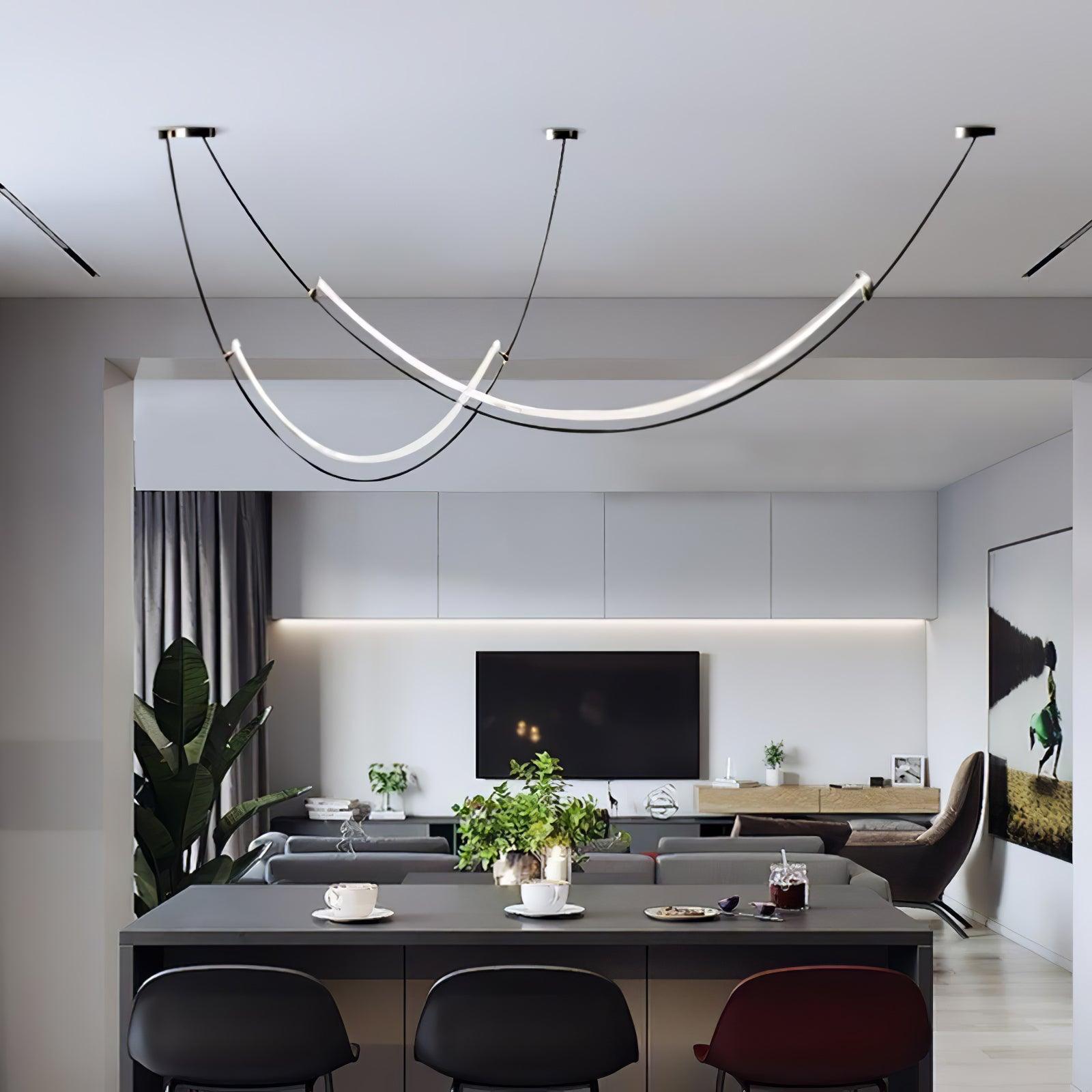 Arisha Lampada a Sospensione LED Curva