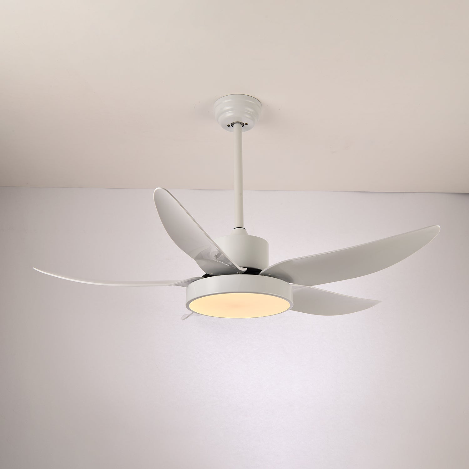 Vista dettagliata del telecomando per il ventilatore da soffitto Auron con luce