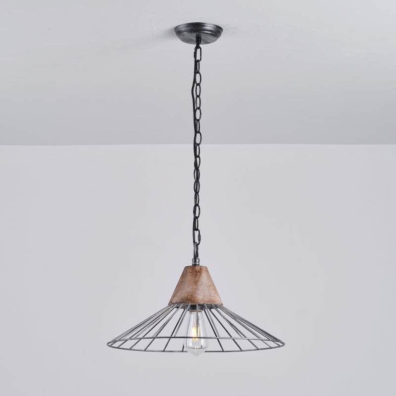 Ulthee Modern Minimalist Wooden Metal Pendant Lamp - Lamp Copper