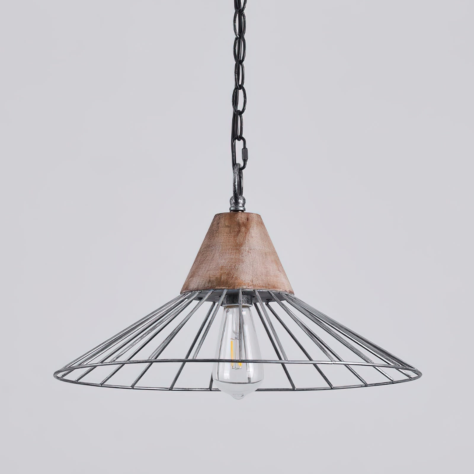 Ulthee Modern Minimalist Wooden Metal Pendant Lamp - Lamp Copper