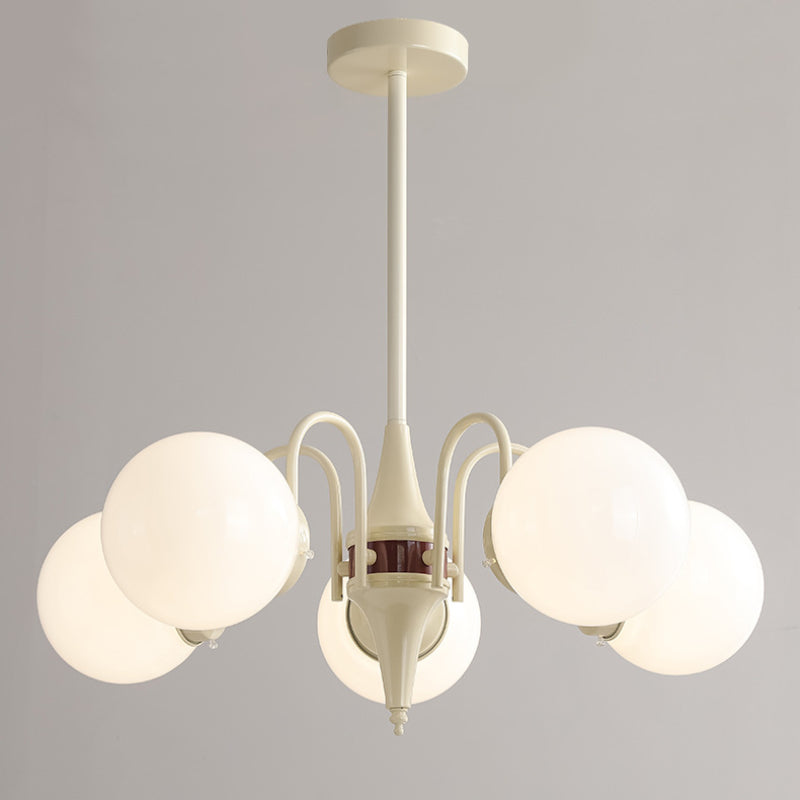 Valentina Moderno Metallo/Vetro Lux Lampadario Oro/Rosso Soggiorno
