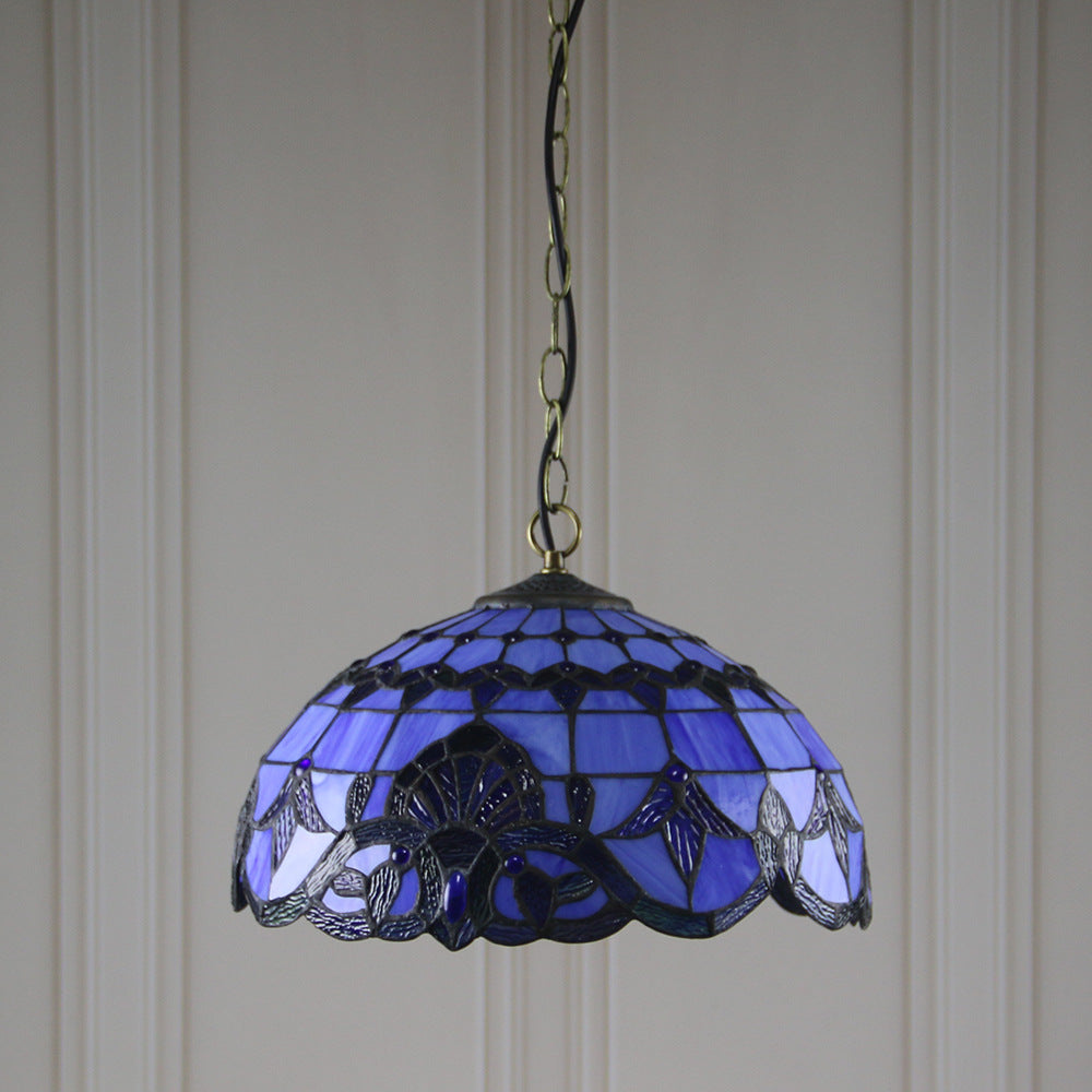 Tiffany Vintage Metallo Vetro Lampade a Sospensione Camera da Letto Soggiorno