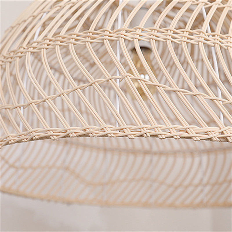 Ritta Vintage Metallo Rattan Sospensione Legno Soggiorno Camera da letto