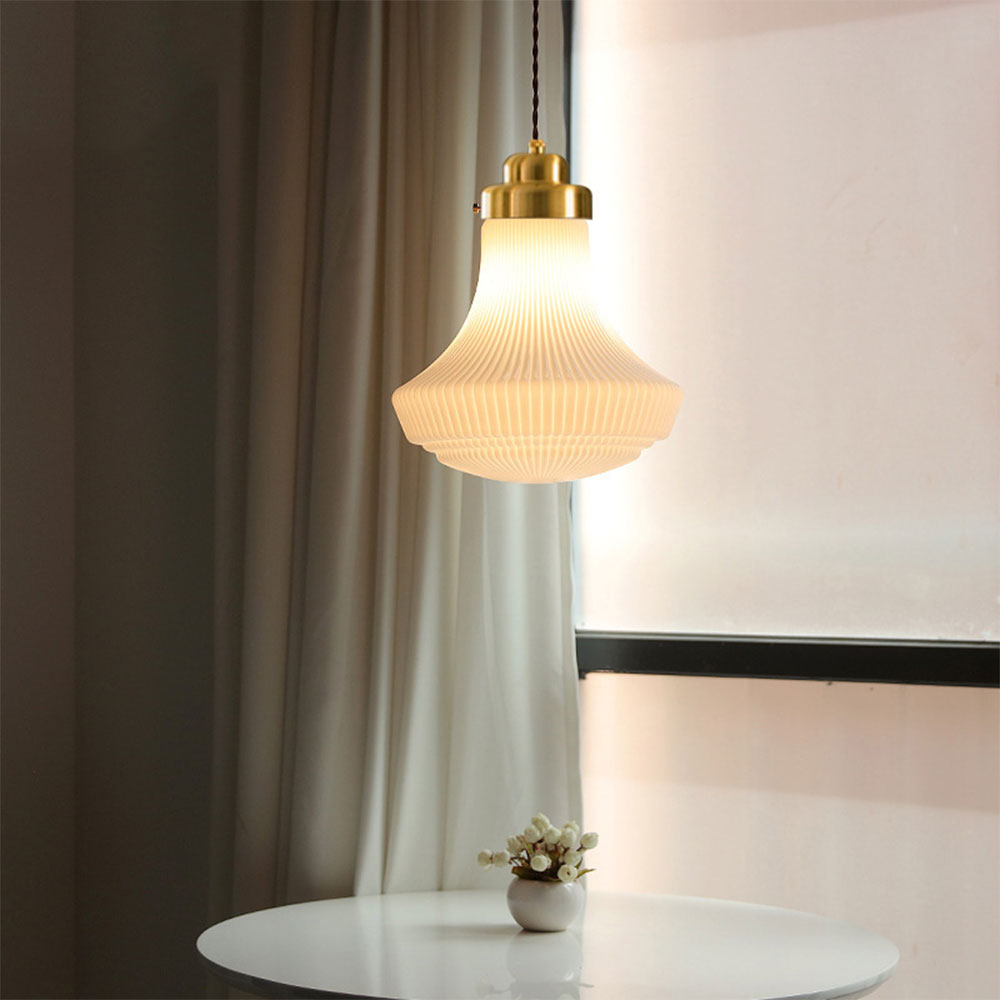 Valentina Retro Lampade a Sospensione Metallo Vetro La Camera Camera da Letto