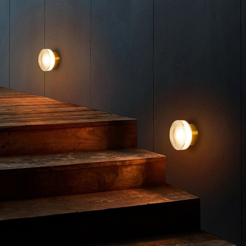 Arisha Moderno LED Piccolo Applique Trasparente Metallo Acrilico
