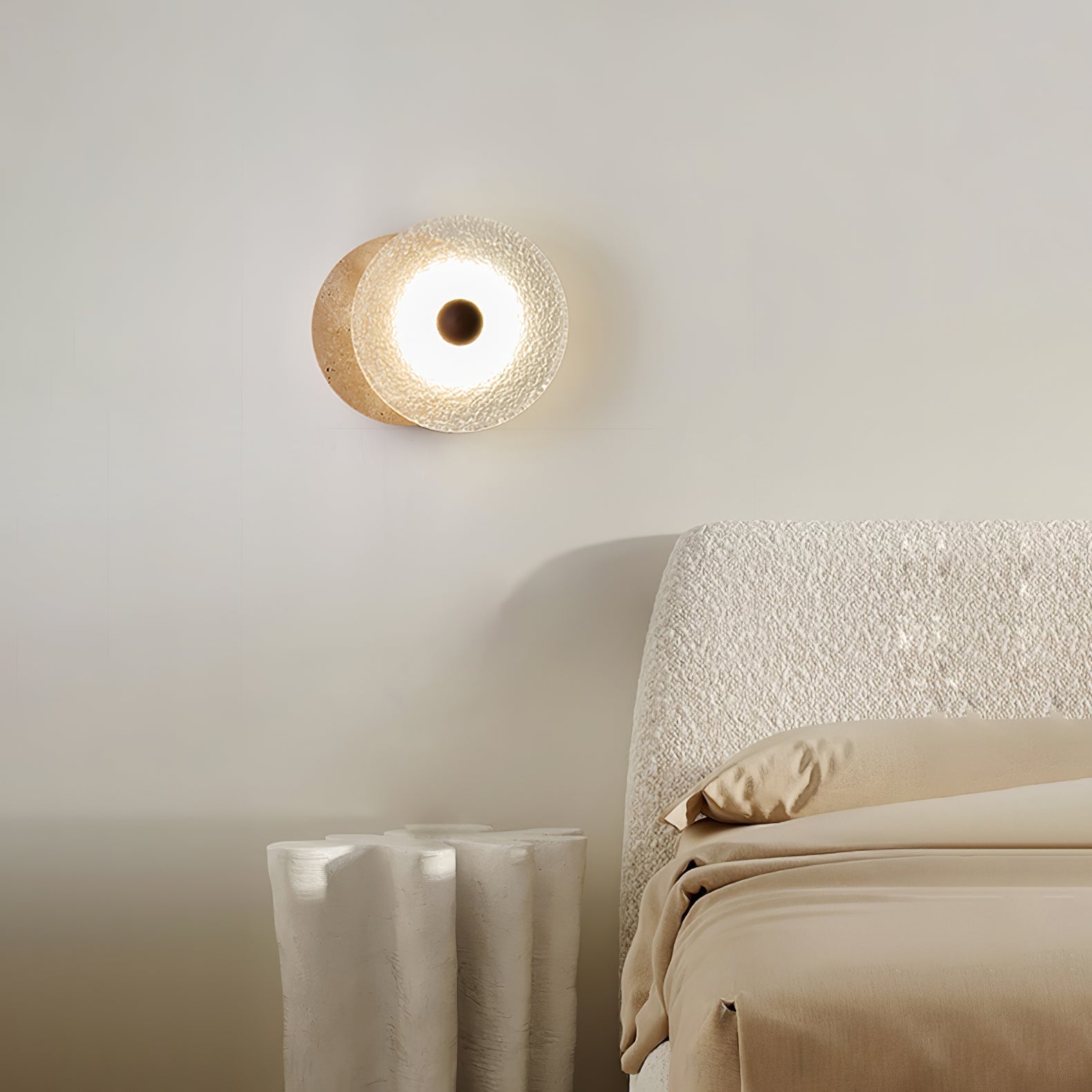 Olivia Travertine Wall Light - Neutralighting