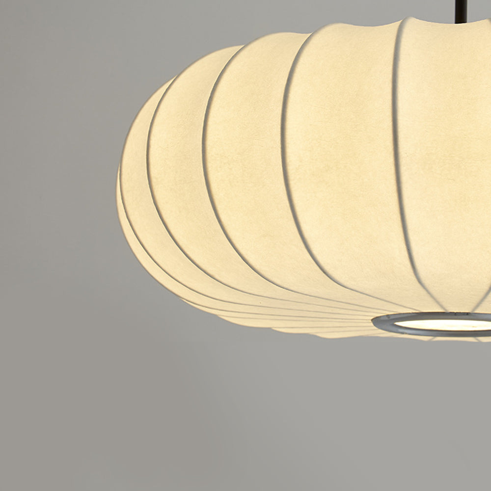 Ritta Creativo Rotondo Lampade a Sospensione Tessuto Soggiorno