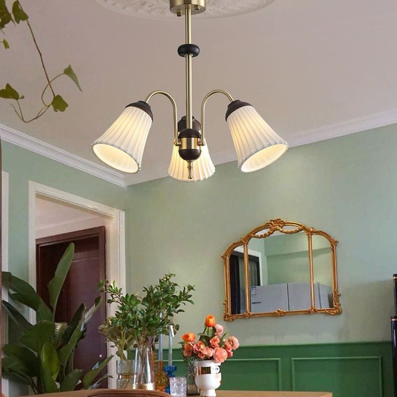 Arisha Retro LED Lux Lampadario Oro Metallo Sala da pranzo Camera da letto