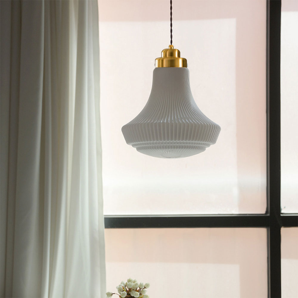 Valentina Retro Lampade a Sospensione Metallo Vetro La Camera Camera da Letto