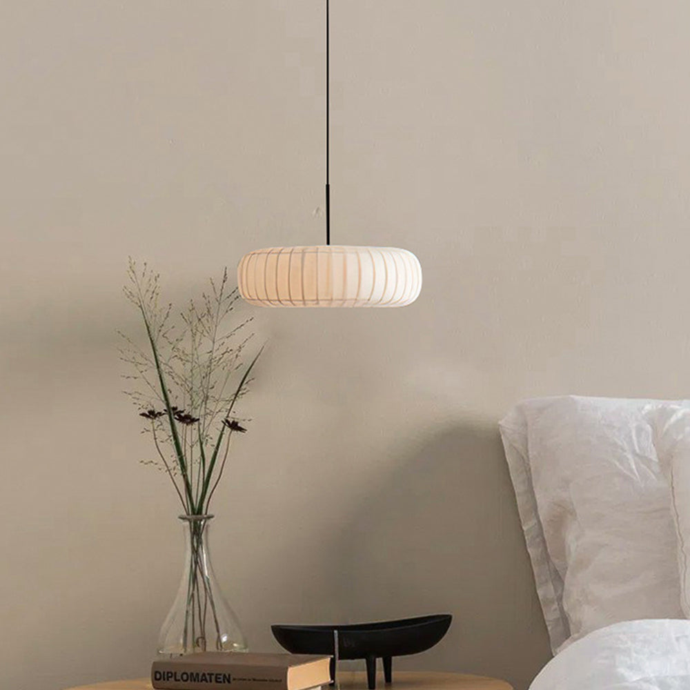 Ritta Creativo Rotondo Lampade a Sospensione Tessuto Soggiorno