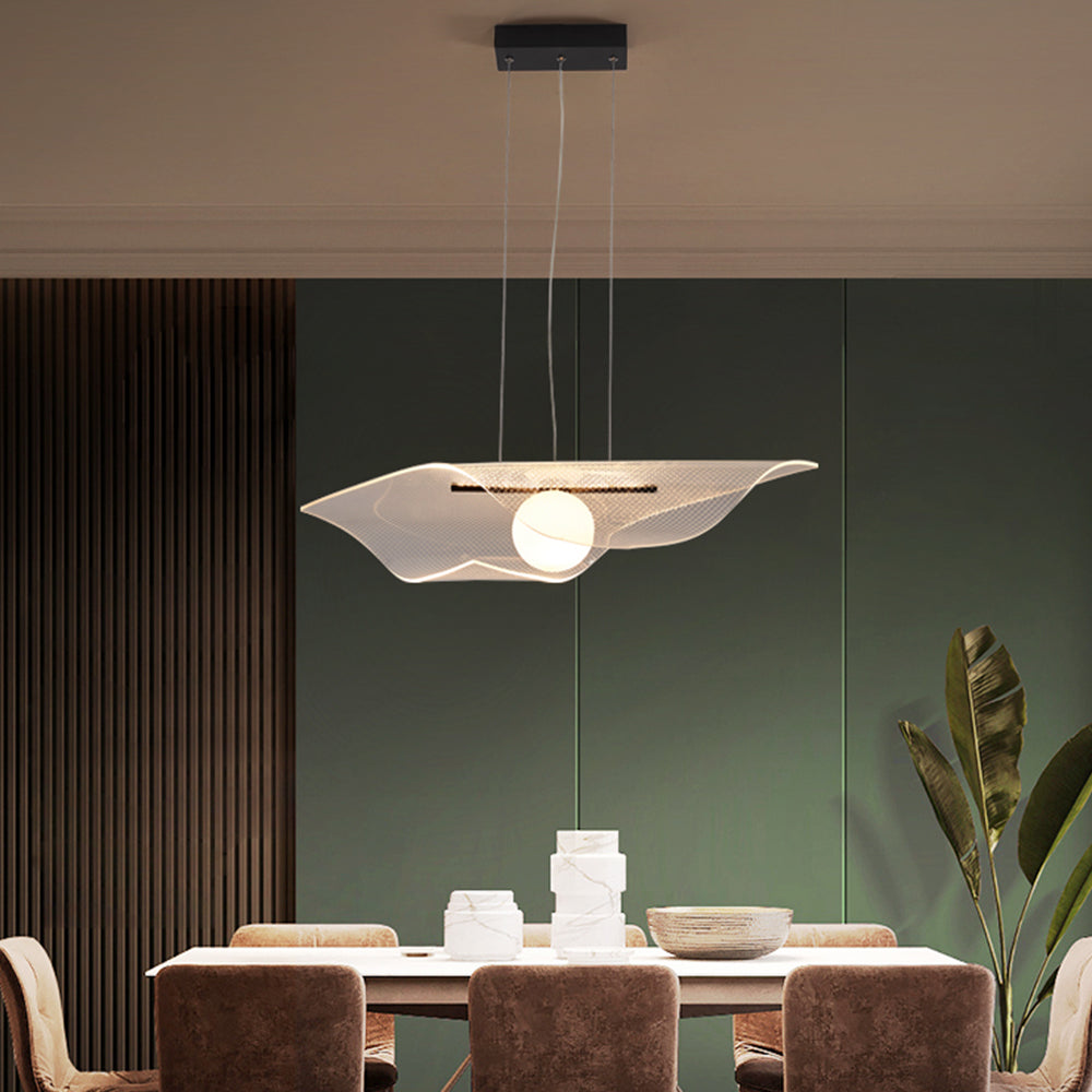 Arisha Minimalismo LED Lampade a Sospensione Acrilico Metallo Soggiorno