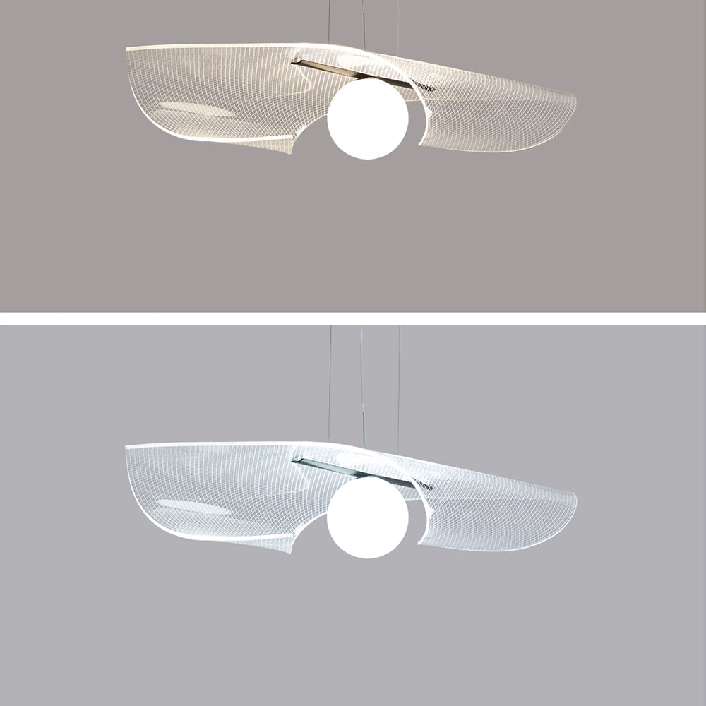 Arisha Minimalismo LED Lampade a Sospensione Acrilico Metallo Soggiorno