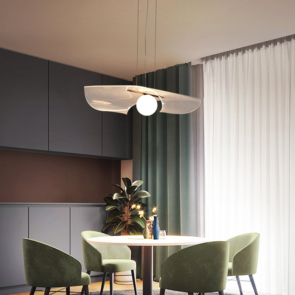 Arisha Minimalismo LED Lampade a Sospensione Acrilico Metallo Soggiorno