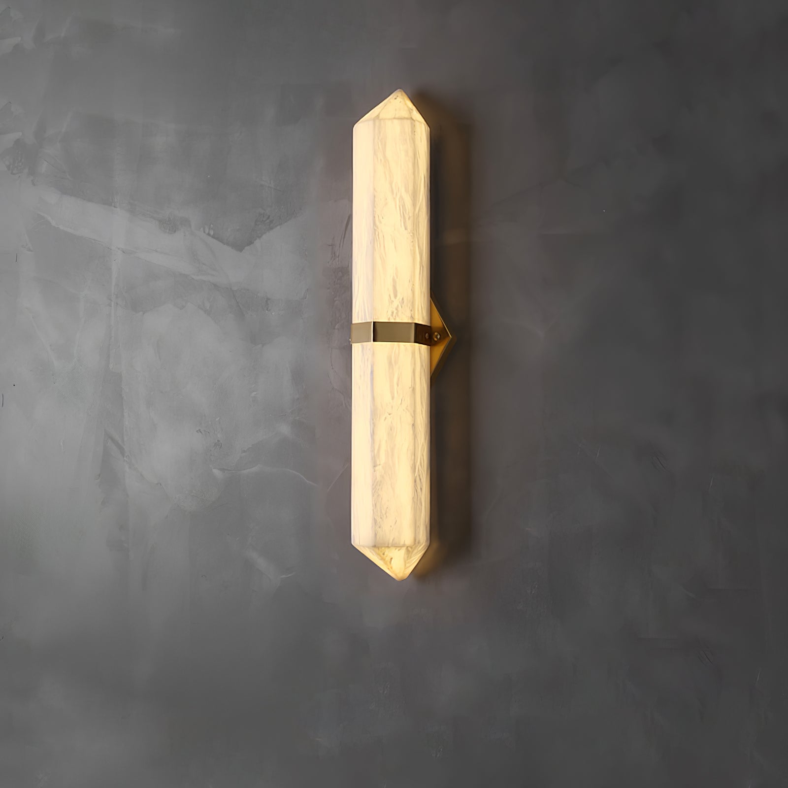 Alabaster Obelisk Wall Sconce - Blowlighting