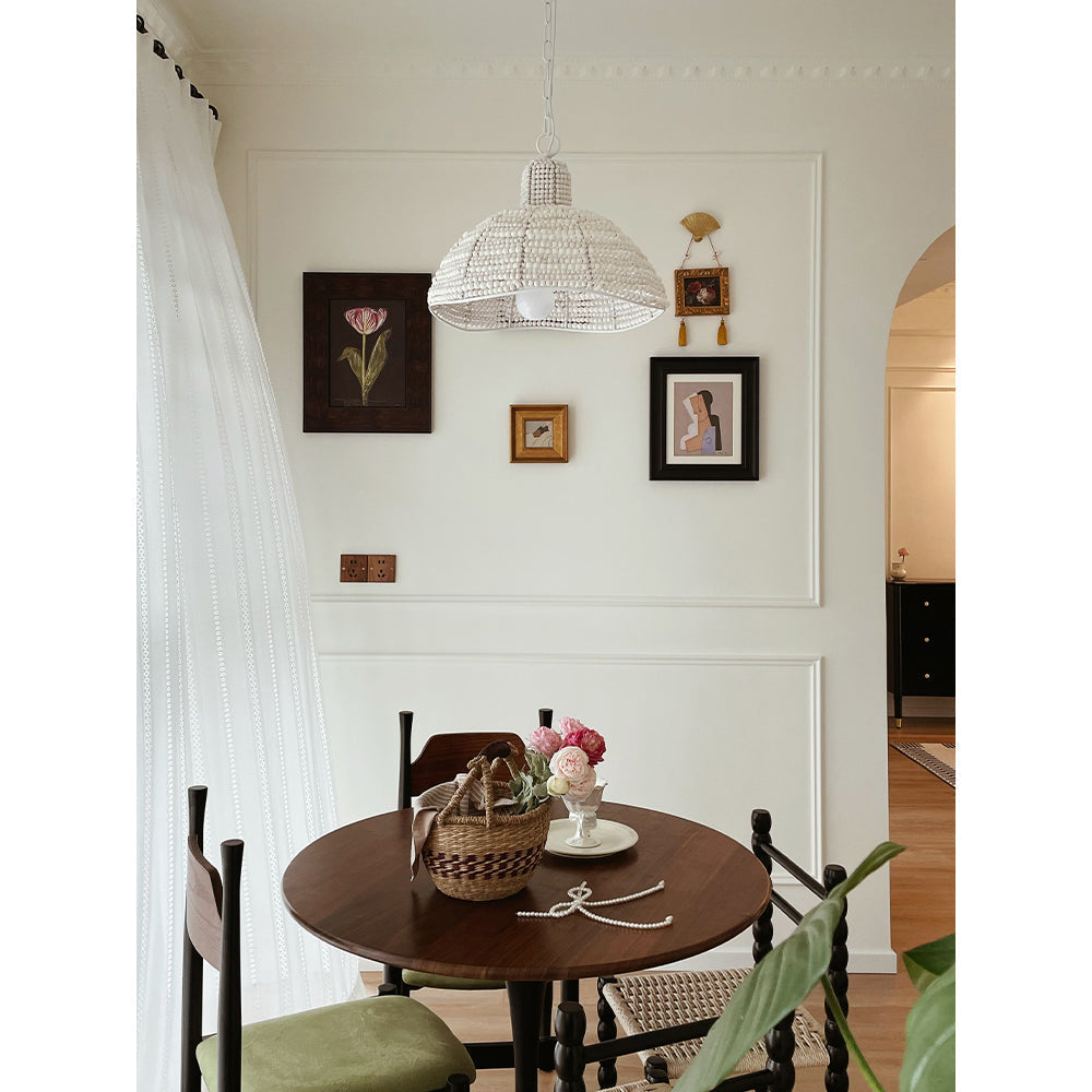 Veliraris Postmodern Luxury Metal Wood Pendant Lamp - Lamp Copper