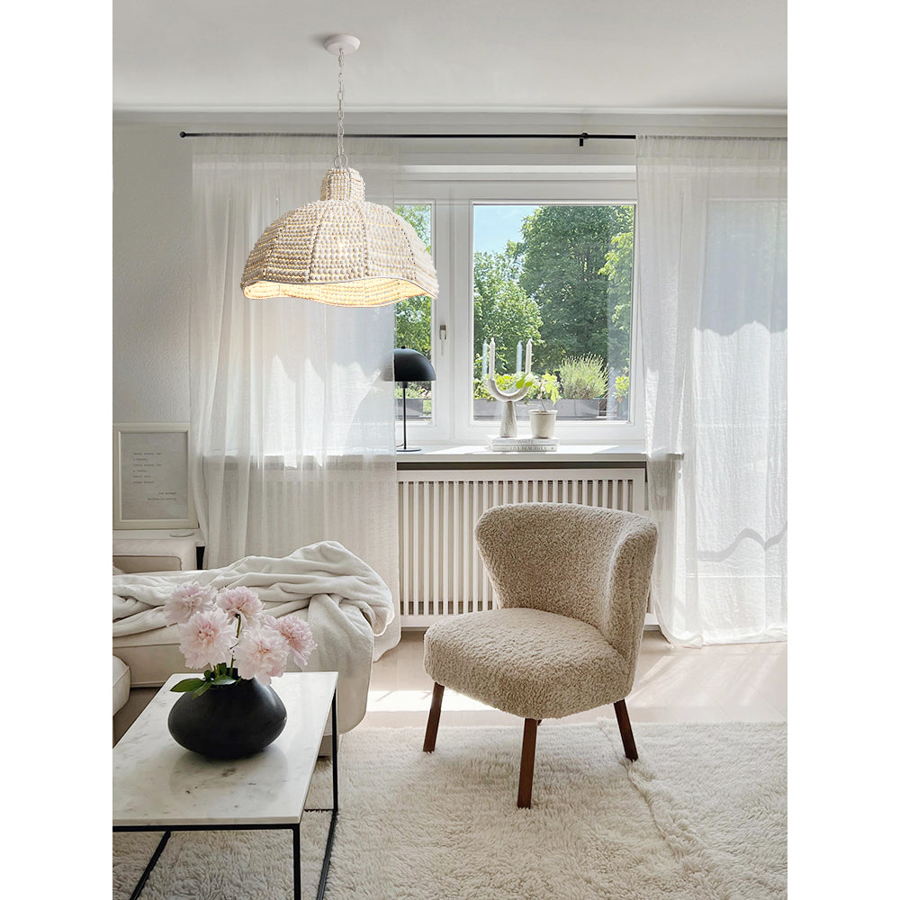 Veliraris Postmodern Luxury Metal Wood Pendant Lamp - Lamp Copper