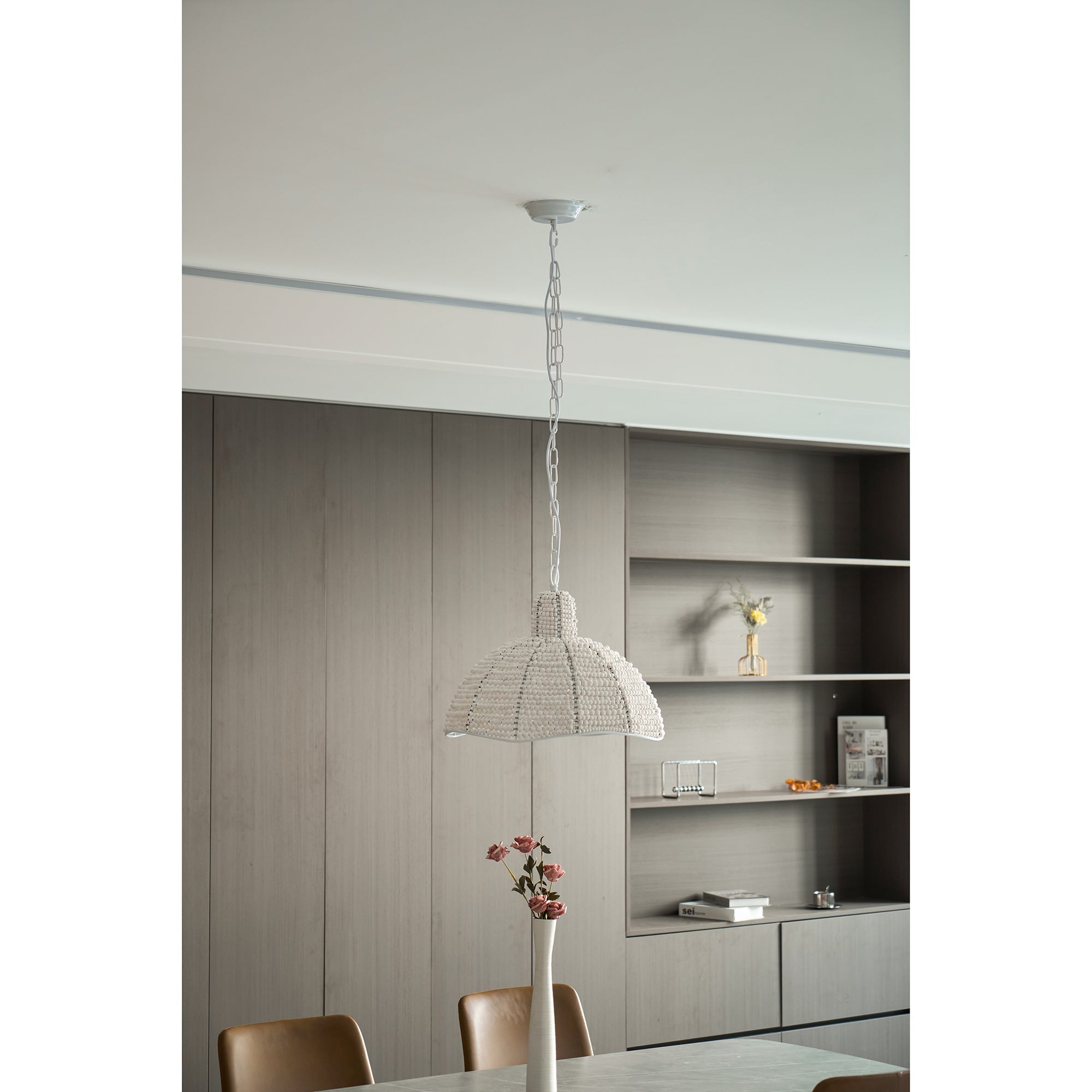 Veliraris Postmodern Luxury Metal Wood Pendant Lamp - Lamp Copper