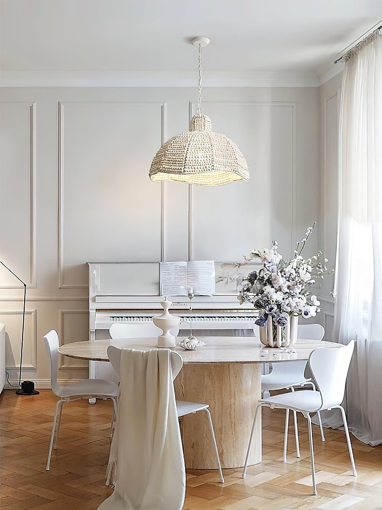 Veliraris Postmodern Luxury Metal Wood Pendant Lamp - Lamp Copper