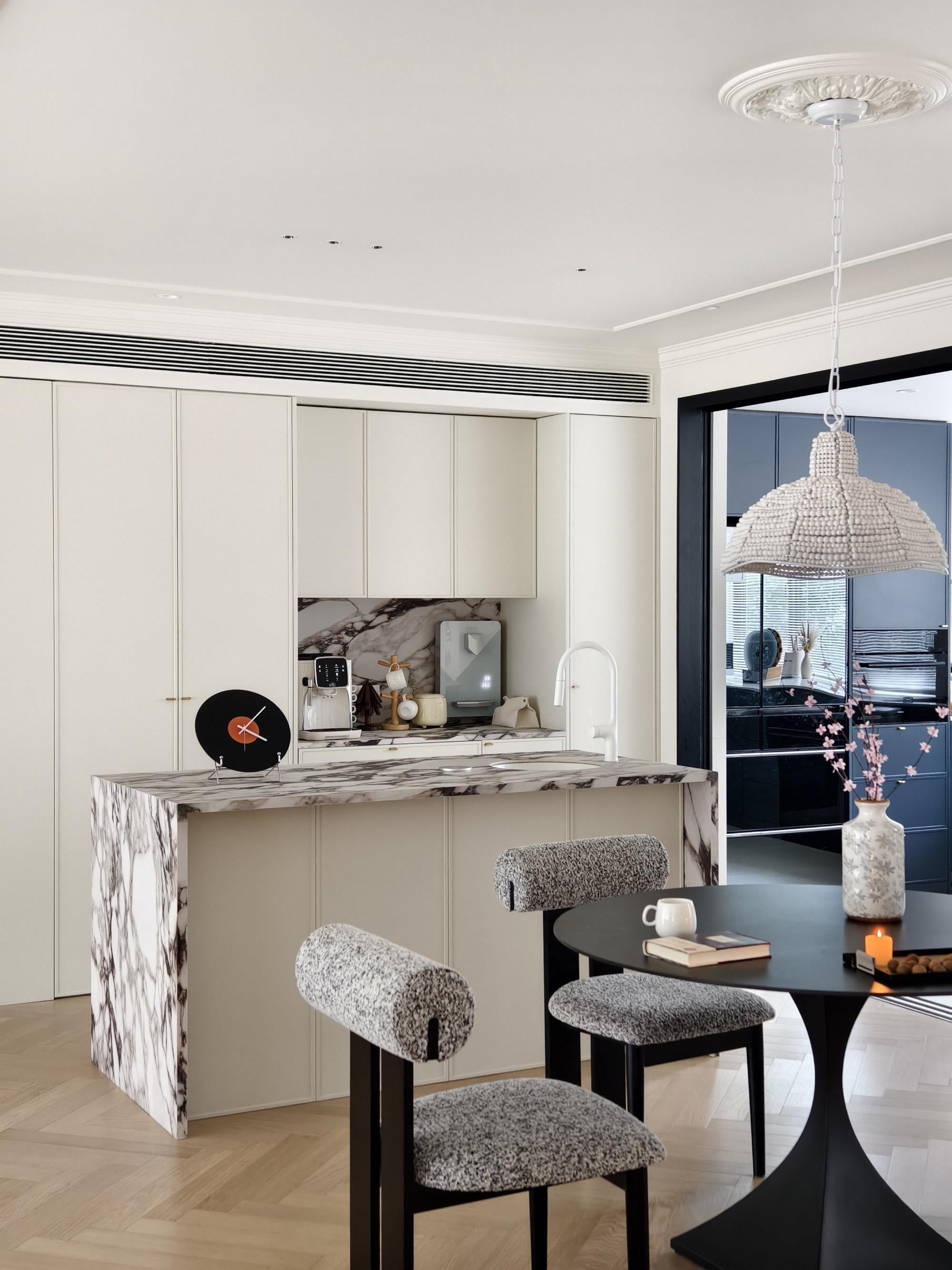 Veliraris Postmodern Luxury Metal Wood Pendant Lamp - Lamp Copper