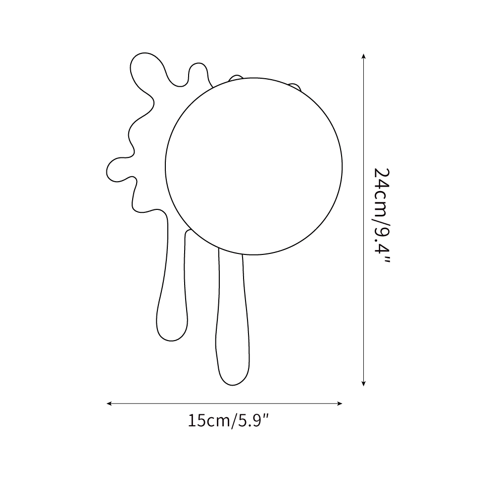 Wall Lamp Abstract Resin Splash Globe - Letslighting