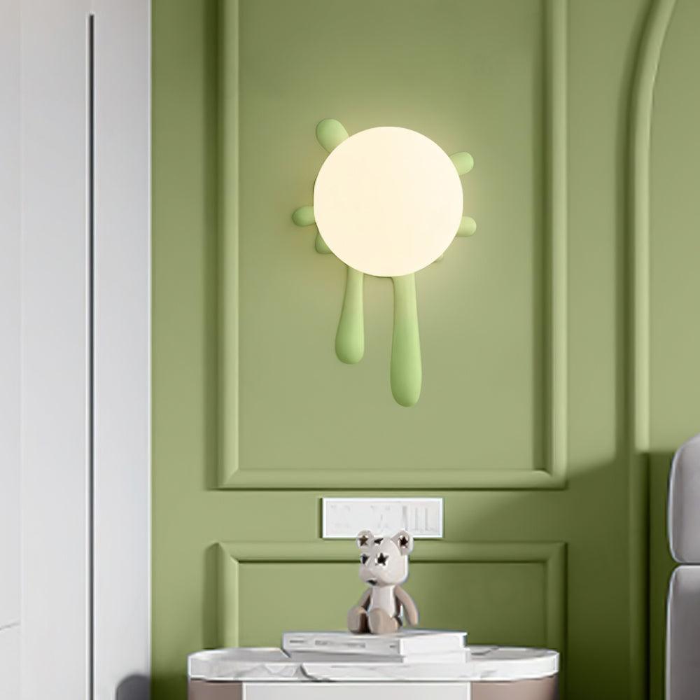Wall Lamp Abstract Resin Splash Globe - Letslighting