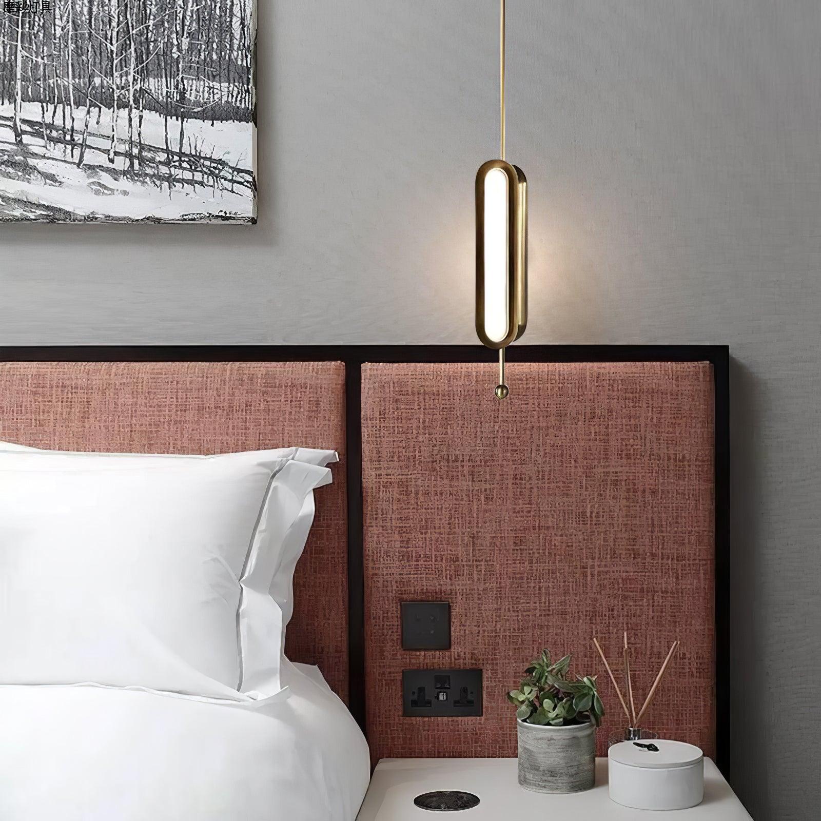 Lyvinaris Geometric Brass Linear Pendant Light - Blowlighting