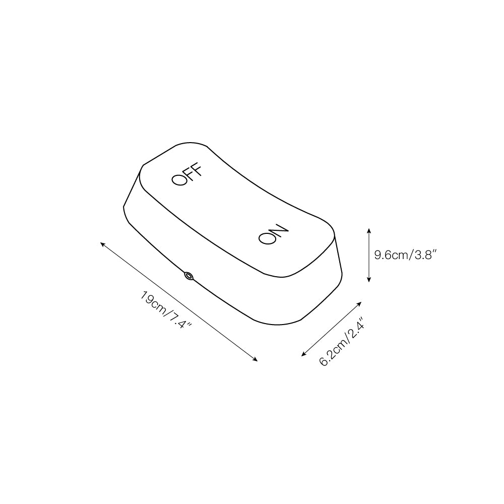 On-Off Gravity Senaor Night Lamp (built-in battery) - Lamp Copper