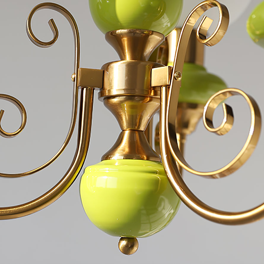 Valentina Moderno Creativo Lampadari Vetro Metallo Sala de Pranzo