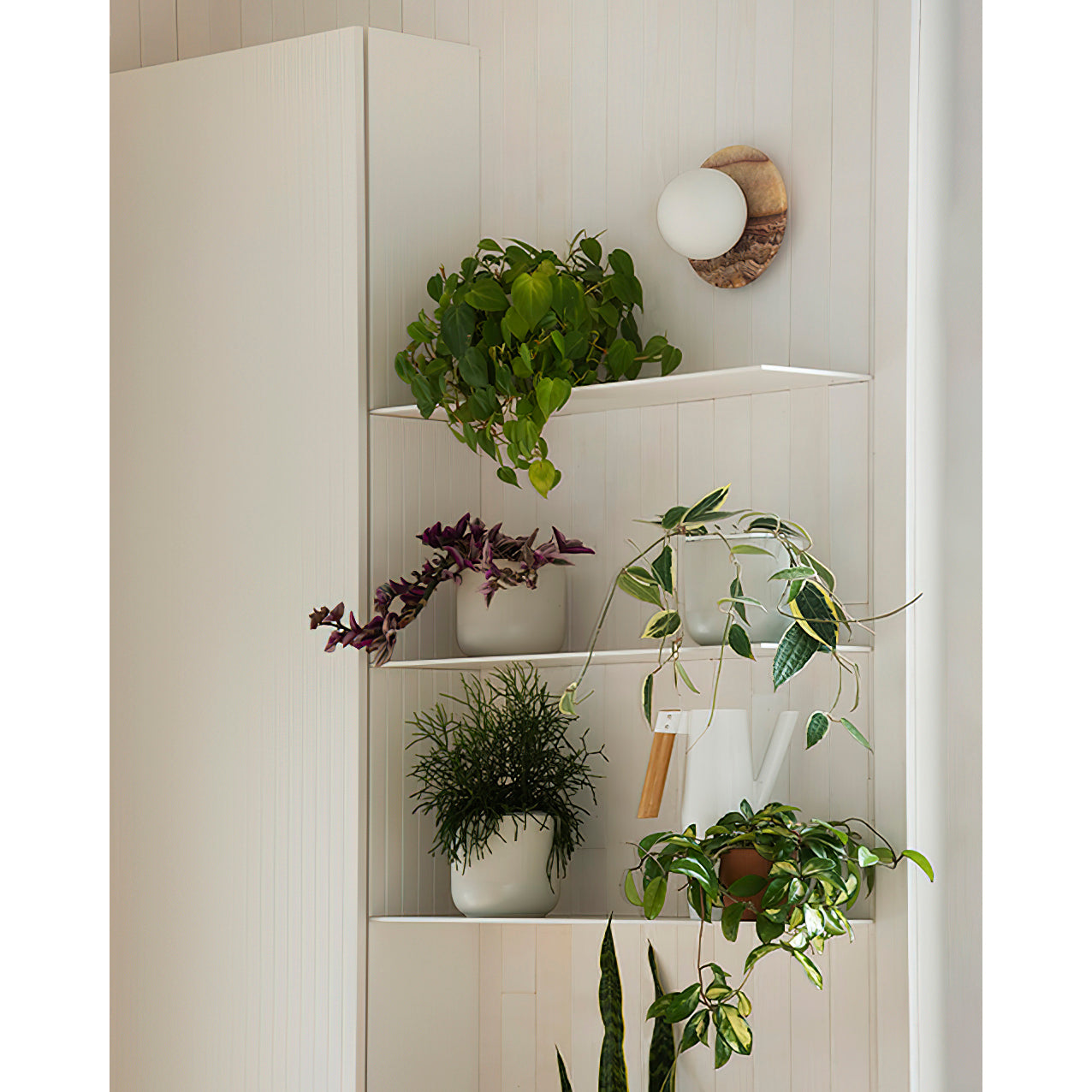 Ovyna Modern Minimalist Onyx Glass Wall Lamp - Lamp Copper