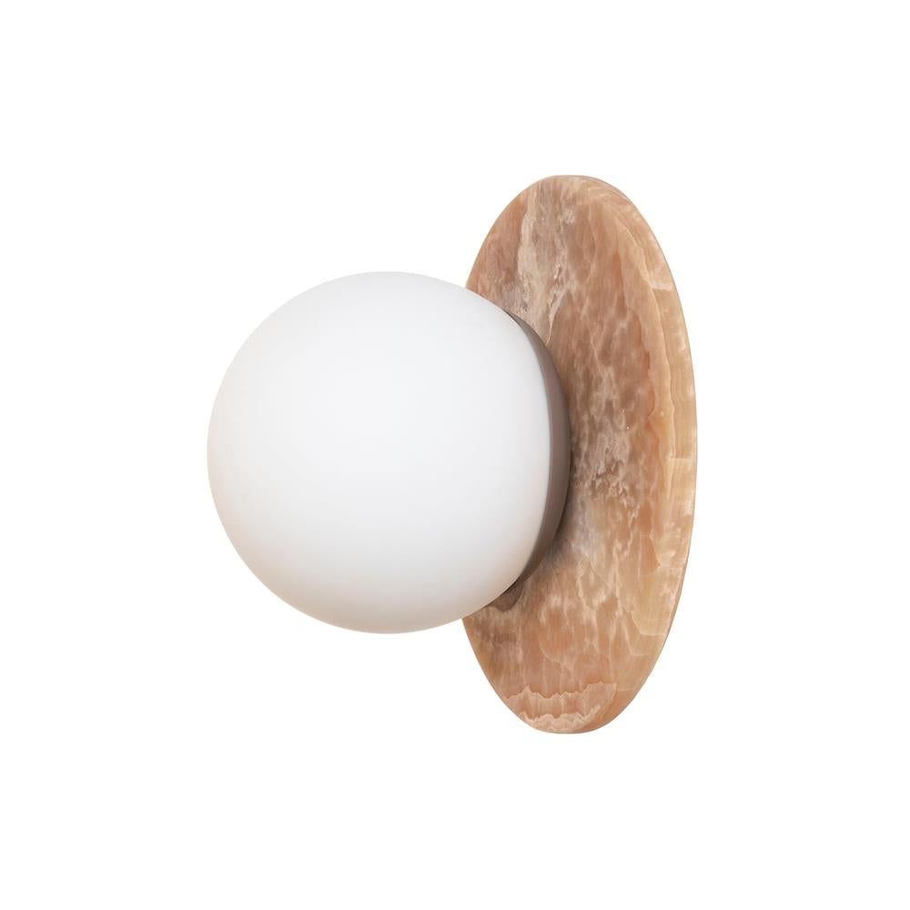 Ovyna Modern Minimalist Onyx Glass Wall Lamp - Lamp Copper