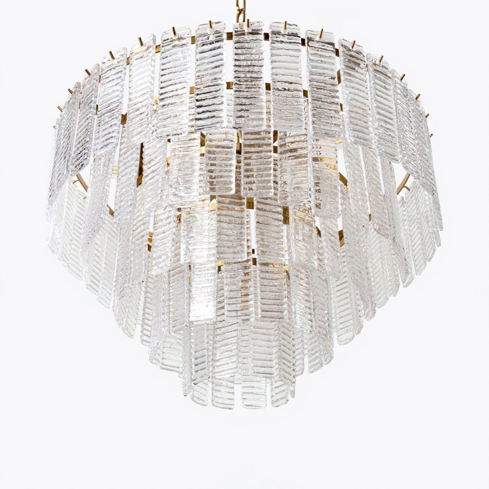 Aurora Chandelier Pink Murano Glass Layered Vintage Luxury - Neutralighting