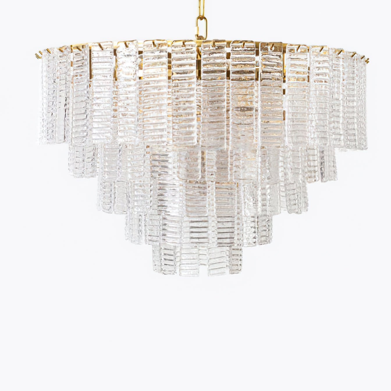 Aurora Chandelier Pink Murano Glass Layered Vintage Luxury - Neutralighting