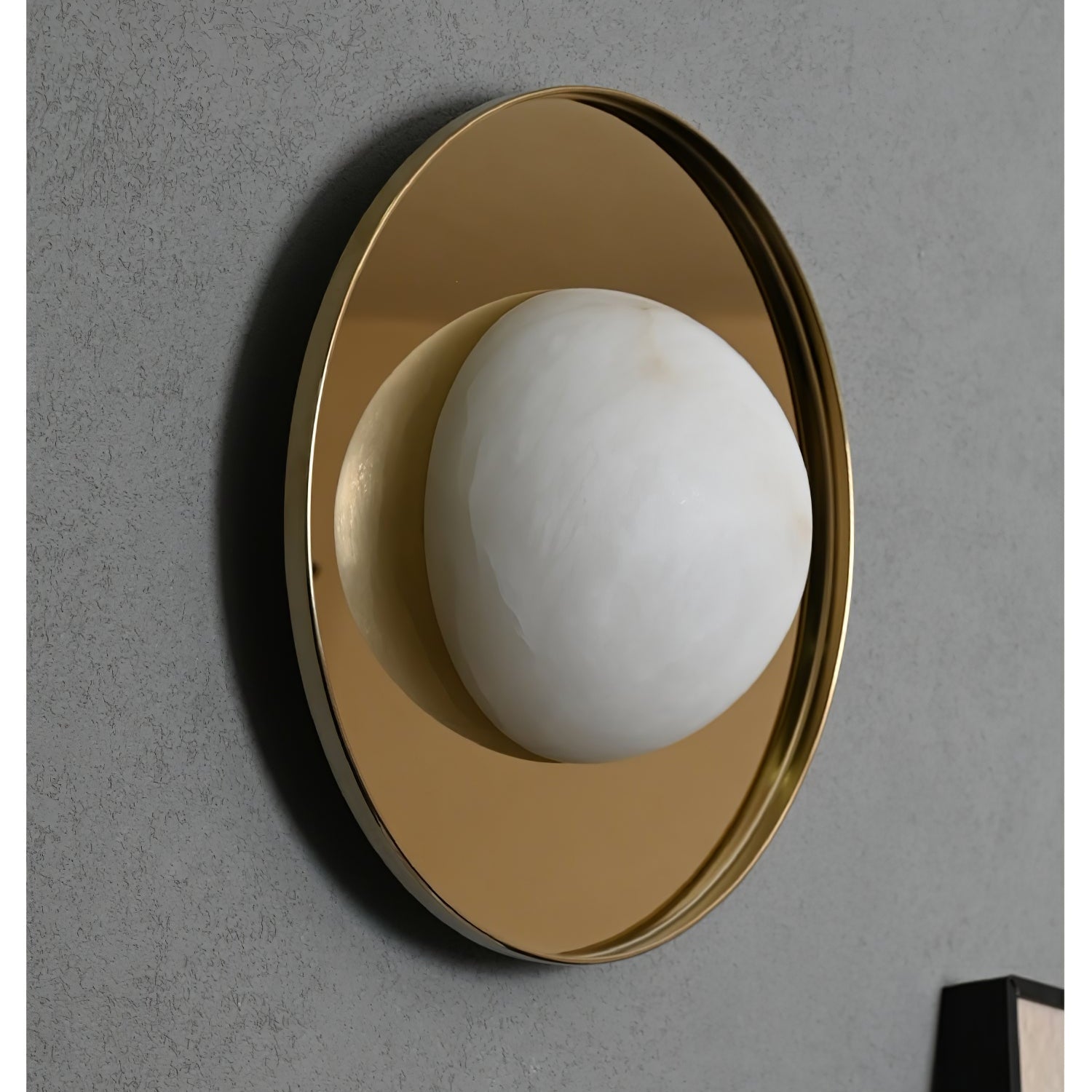 Lyra Modern Alabaster Wall Light - Neutralighting