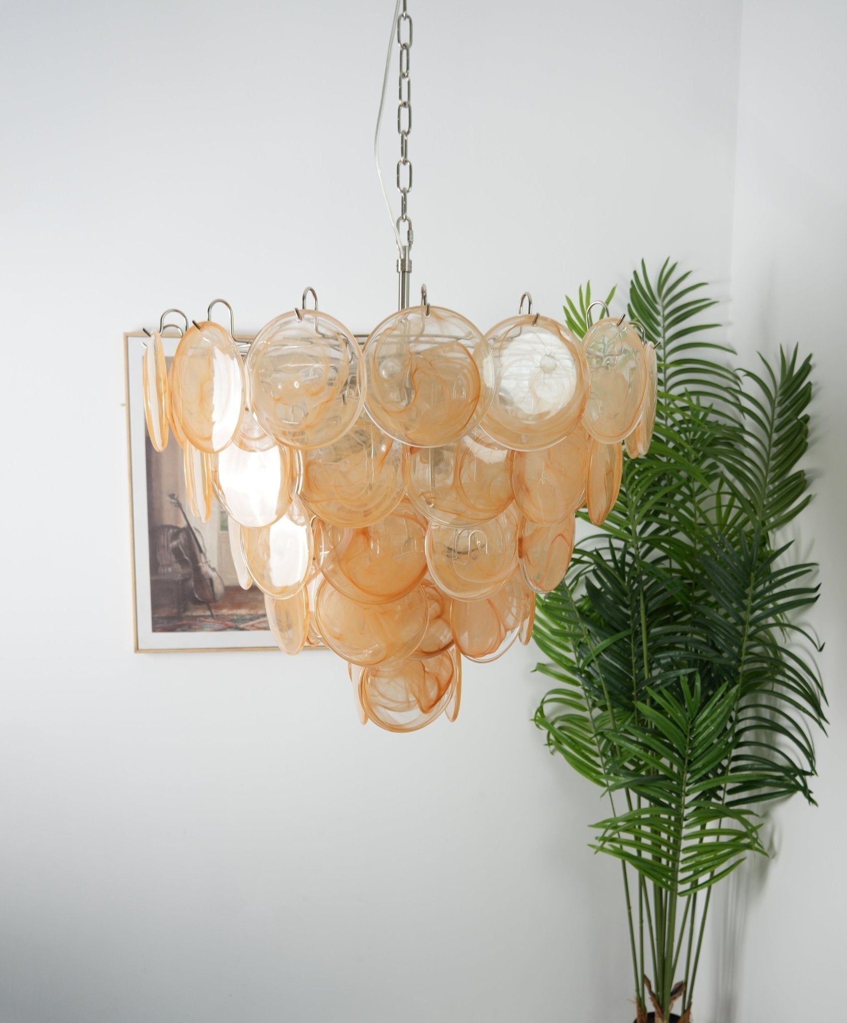 Aurora Chandelier Murano Glass Disc Classic - Blowlighting