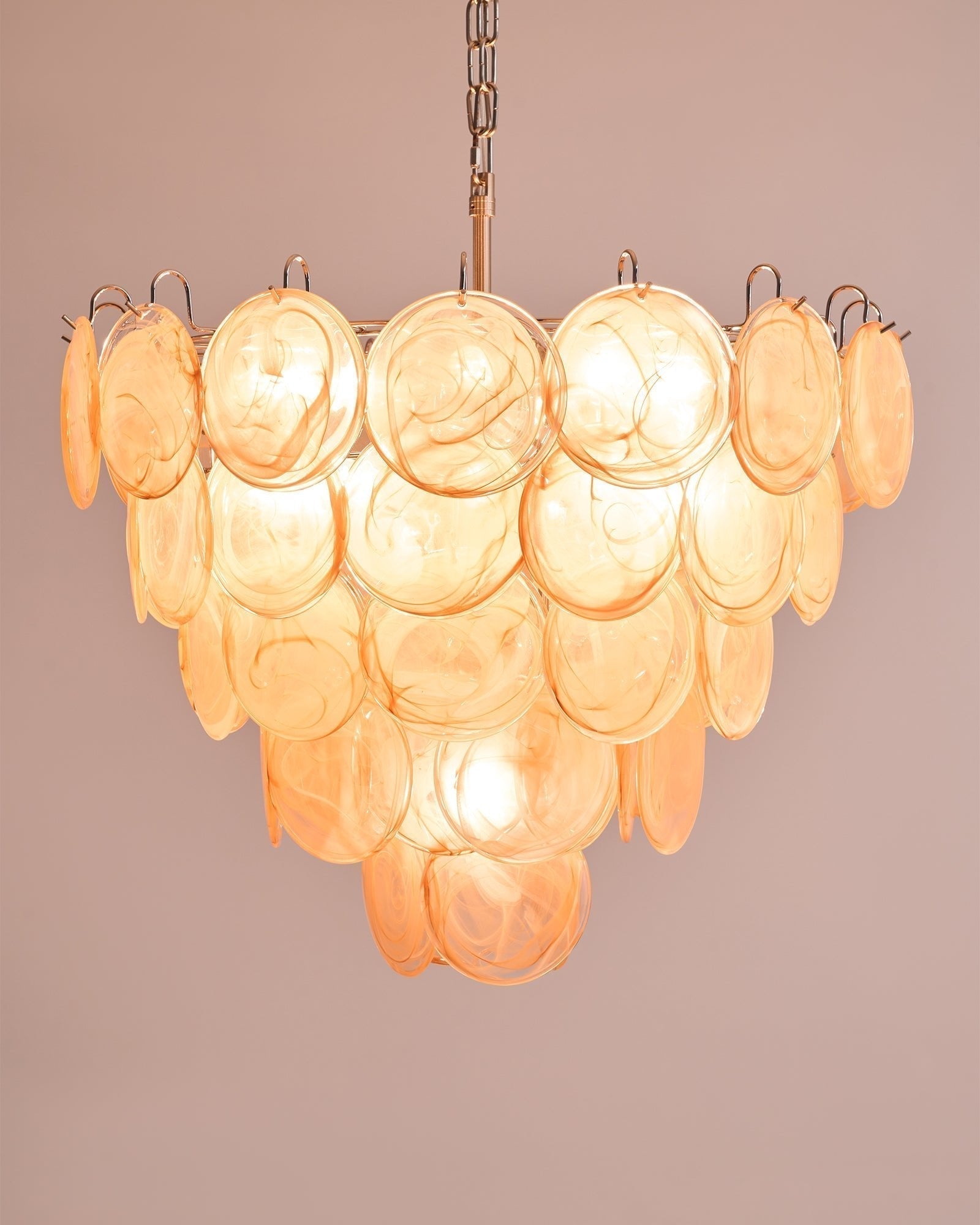 Aurora Chandelier Murano Glass Disc Classic - Blowlighting