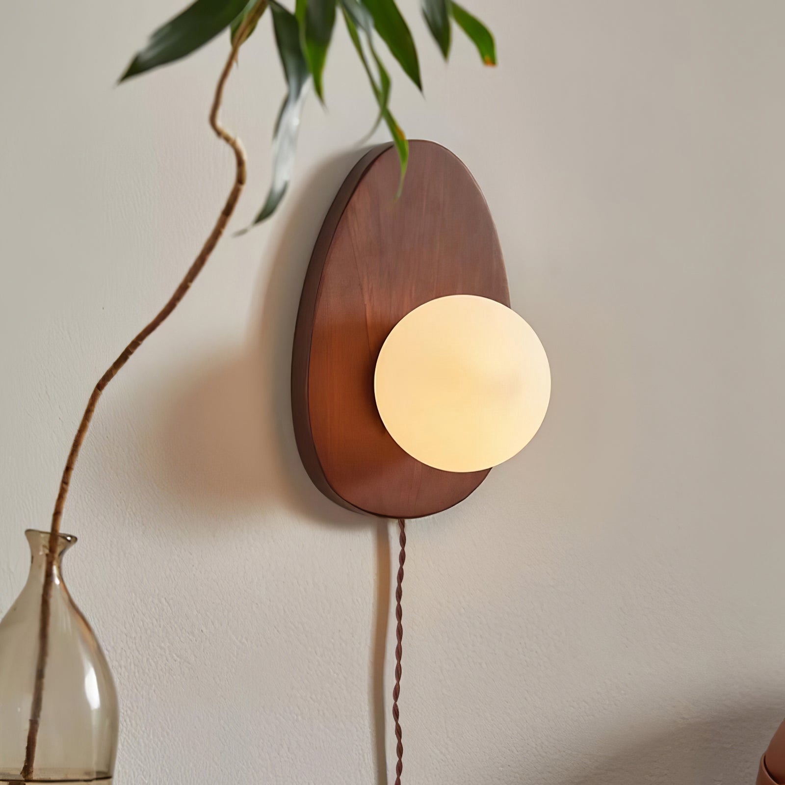Muto Lampada da Parete Pebble Glow