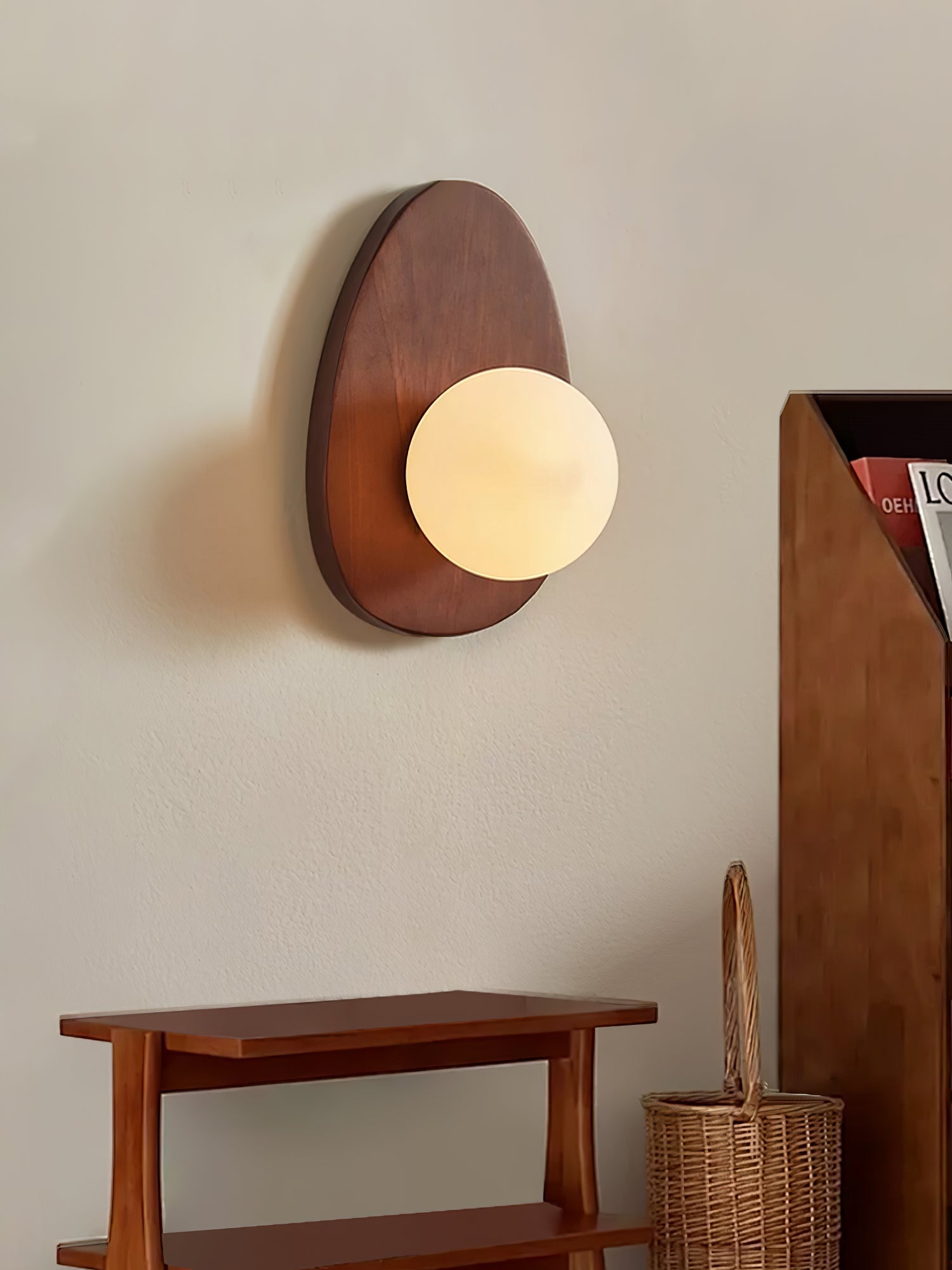 Orba Walnut Wall Lamp - Blowlighting