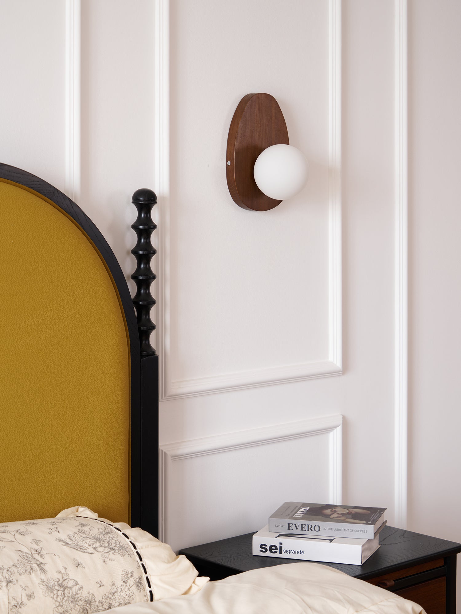 Orba Walnut Wall Lamp - Blowlighting